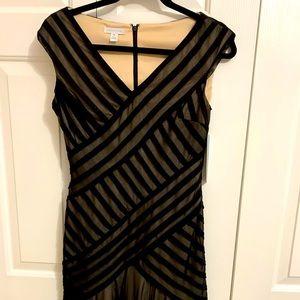 Black/Nude London Times Cocktail Dress